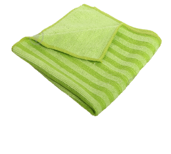 Серветка двостороння OBERY абразивна 2 в 1 35х35 см 1 шт./уп. салатова